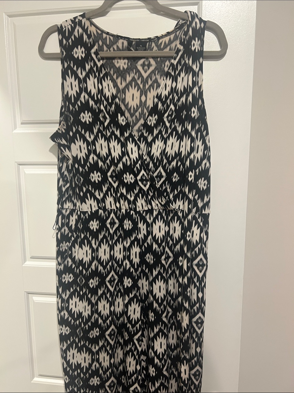 Super Soft Black and White Patterned Jumpsuit